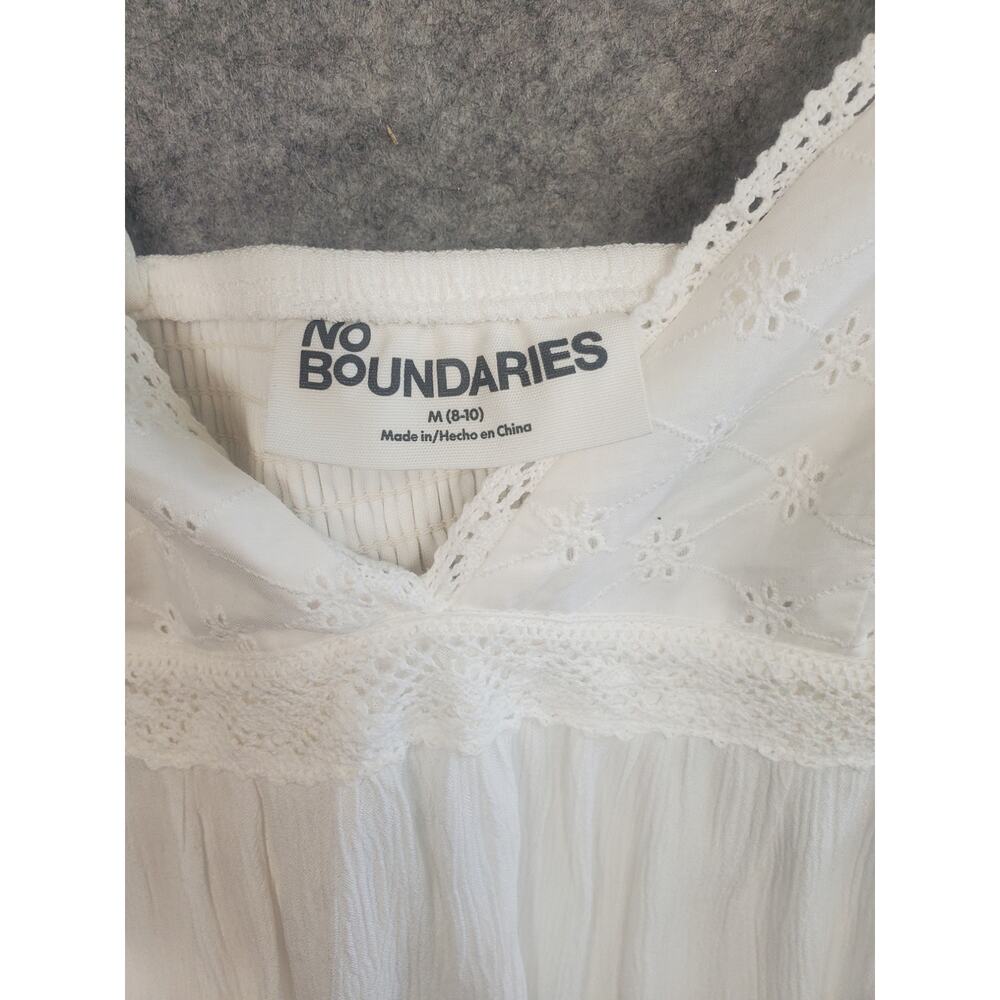 No Boundaries White Spaghetti Strap Mini Dress - Picture 5 of 8